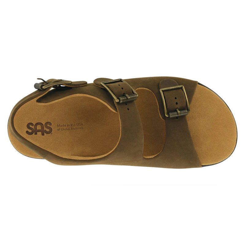 BRAVO GRIZZLY Mens Sas Bravo Sandal Grizzly 5