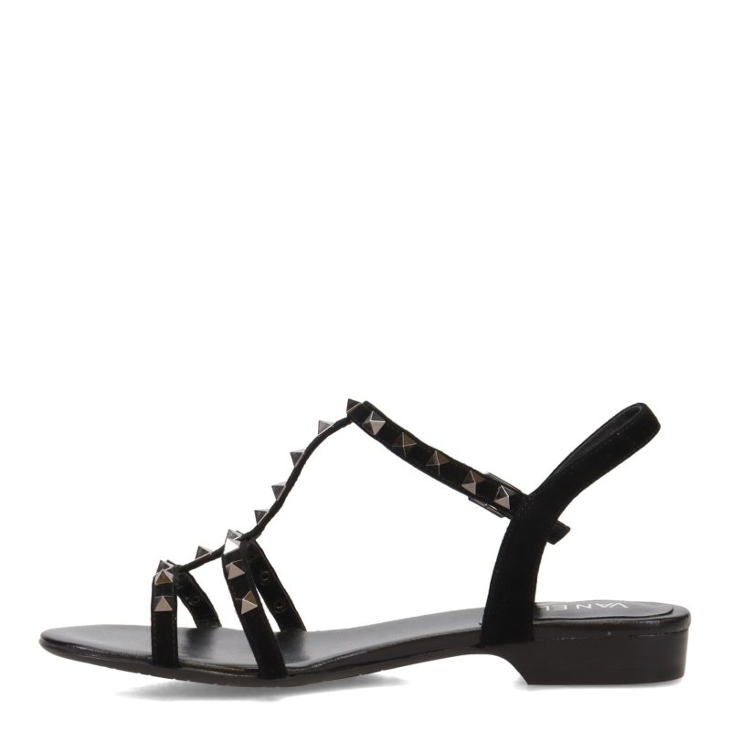 BRUNEL BLKSDE Womens Vaneli Brunel Sandal Black Suede 3