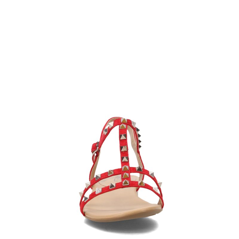 BRUNEL REDSDE Womens Vaneli Brunel Sandal Red Suede 2 2ac29ff2 faad 4a43 8fb2 41f8de21ce00