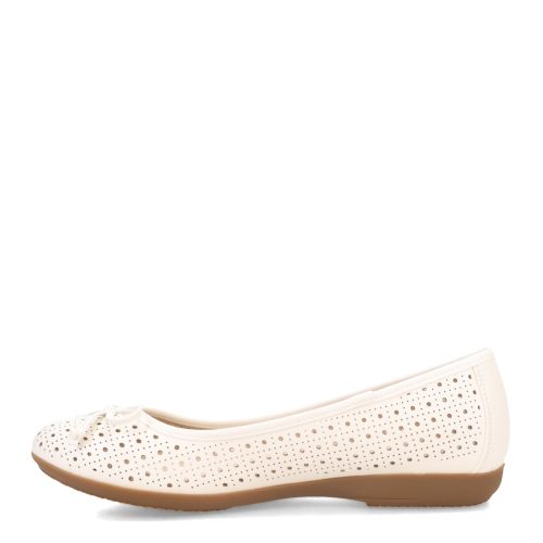 C31479 166 Womens Cliffs By White Mountain Cheryl Flat White 3