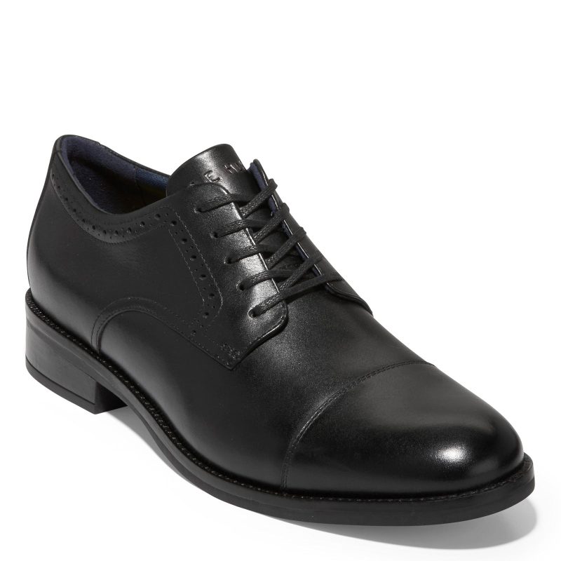 C37332 Mens Cole Haan Grand Cap Toe Oxford Black