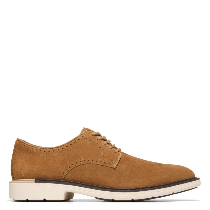 C37685 Mens Cole Haan Go To Plain Oxford Toffee 1