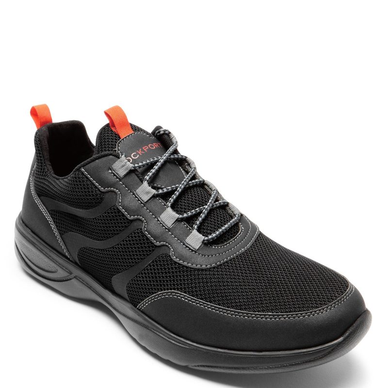 CI5459 Mens Rockport Metro Path Ghillie Sneaker Black