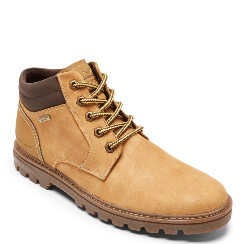 CI6151 Mens Rockport Weather Or Not Waterproof Plain Toe Wp Boot Wheat