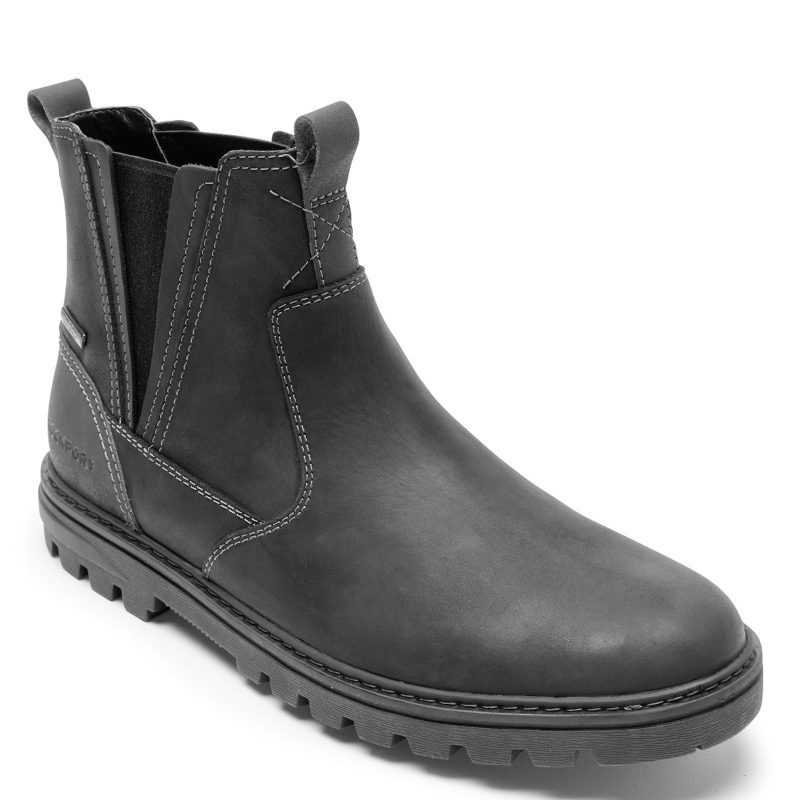 CI6830 Mens Rockport Weather Or Not Waterproof Chelsea Boot Black