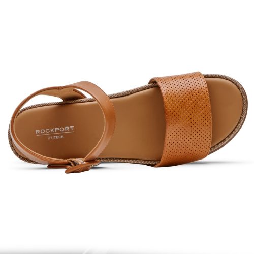 CI7499 Womens Rockport Delanie Sandal Honey 3