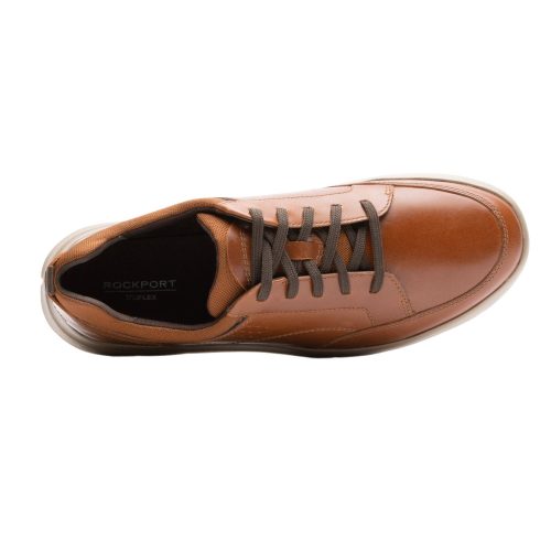 CI9634 Mens Rockport Truflex Cayden Ltt Shoe Tan 3