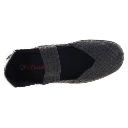 CUDDLY BLK Womens Bernie Mev Cuddly Slip On Black 5