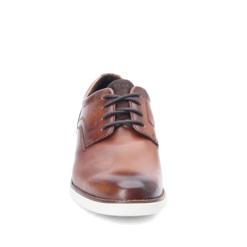 Ch4295 Mens Rockport Garett Plain Toe Oxford Cognac 2