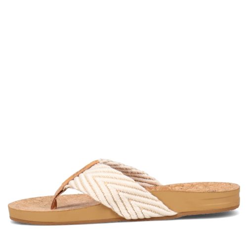 Ci3772 Womens Reef Cushion Strand Sandal Beige 3