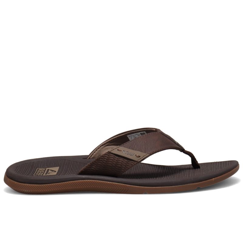 Ci4651 Mens Reef Santa Ana Sandal Brown 1