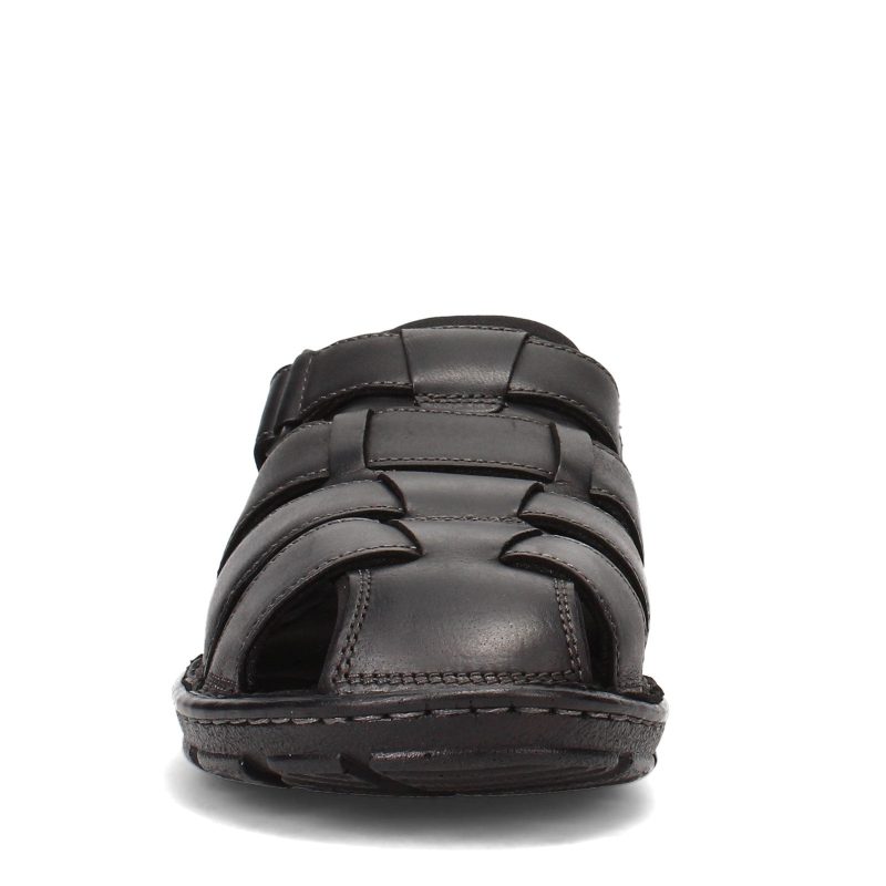 Ci5688 Mens Rockport Darwyn Fisherman Sandal Black 2