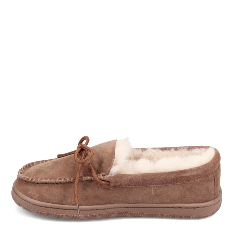 Cm1946 Cnt Mens Lamo Doubleface Moccasin Slipper Chestnut 3