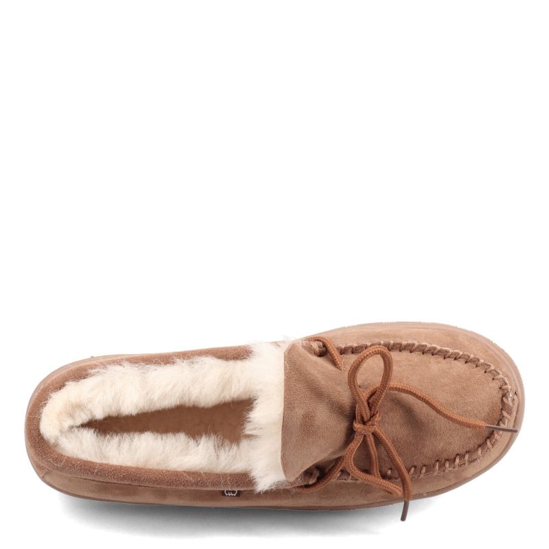 Cm1946 Cnt Mens Lamo Doubleface Moccasin Slipper Chestnut 5