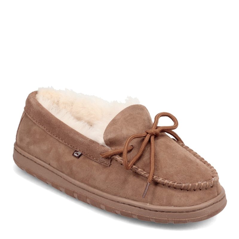 Cm1946 Cnt Mens Lamo Doubleface Moccasin Slipper Chestnut 93875d98 2204 41a8 88ec ffbeaf0d4d57