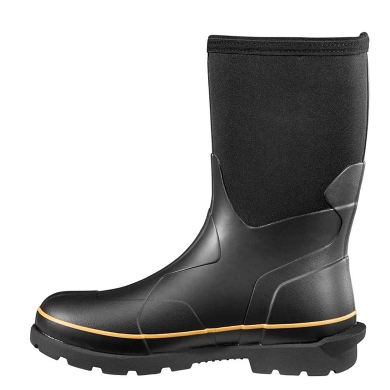 Cmv1121 Mens Carhartt Mud Runner 10in Rubber Boot Black 3