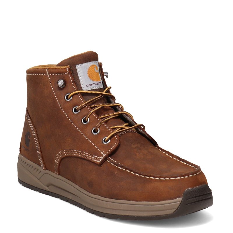 Cmx4023 Mens Carhartt 4 Inch Lightweight Wedge Work Boot Brown