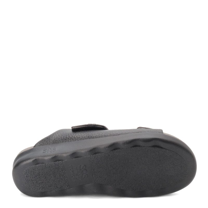 Cozy Black Womens Sas Cozy Slide Sandal Black 6