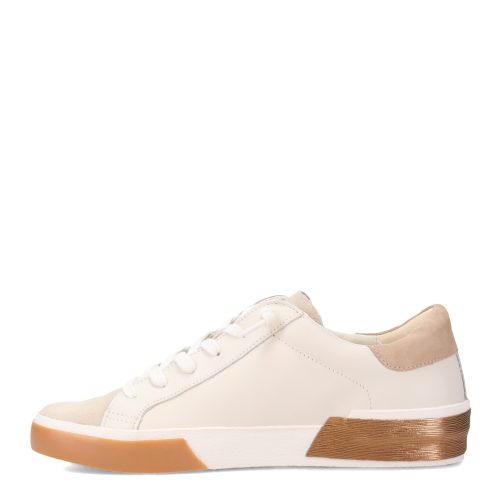 DB31R0270 563 Womens Dolce Vita Zina Sneaker White Tan 3