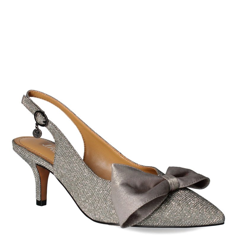 DEVIKA GFPEW Womens J Renee Devika Pump Pewter Sparkle