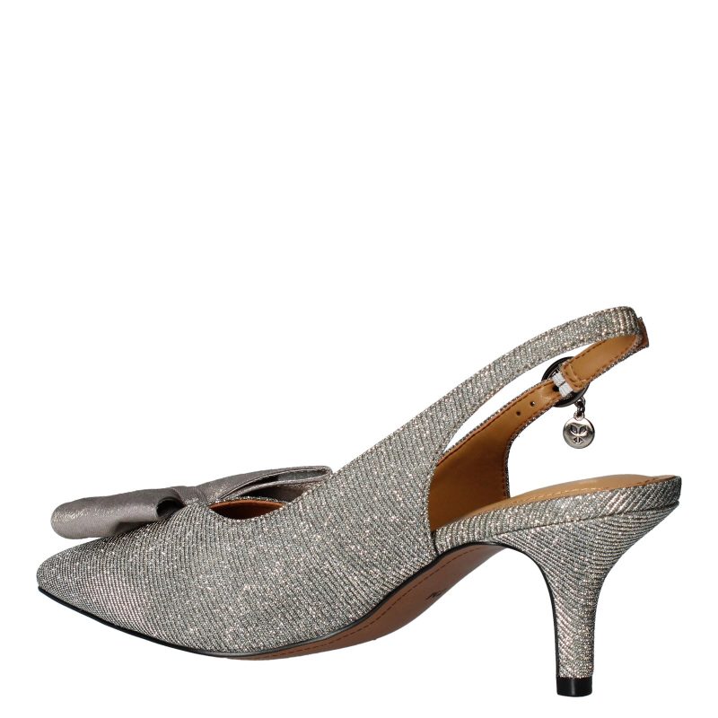 DEVIKA GFPEW Womens J Renee Devika Pump Pewter Sparkle 4