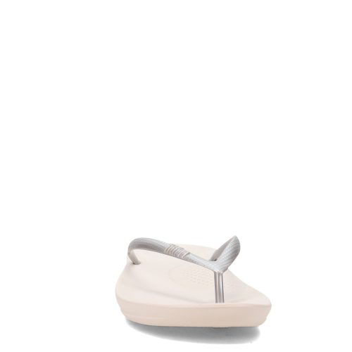 E54 011 Womens Fit Flop I Qushion Flip Flop Silver 2