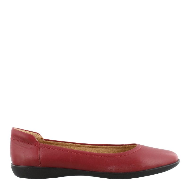 E8047 L1600 Womens Natural Soul Flexy Flats Red