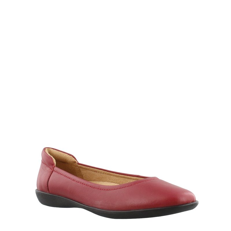 E8047 L1600 Womens Natural Soul Flexy Flats Red 1