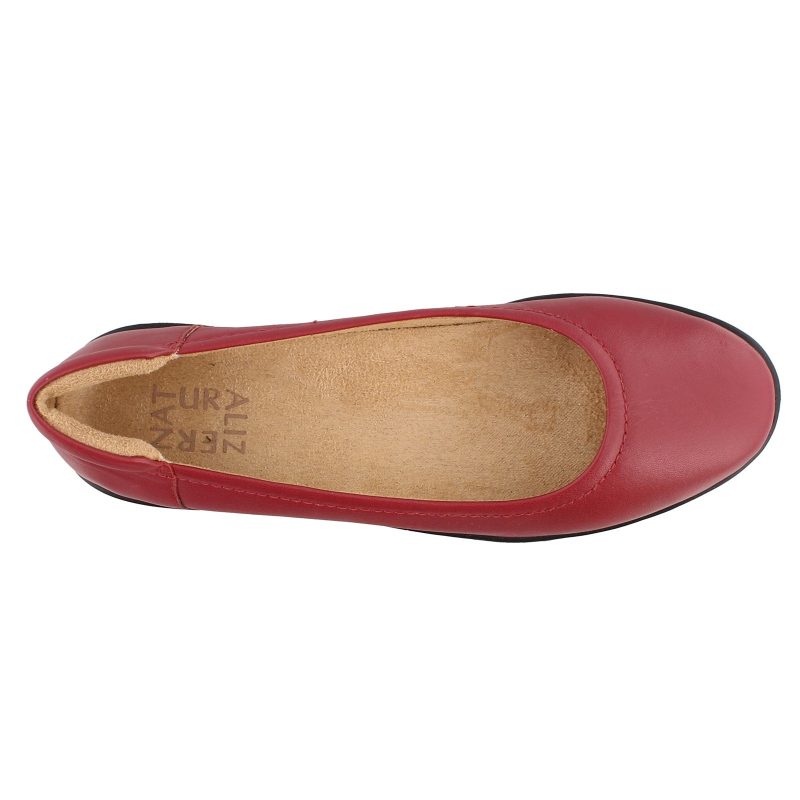 E8047 L1600 Womens Natural Soul Flexy Flats Red 5