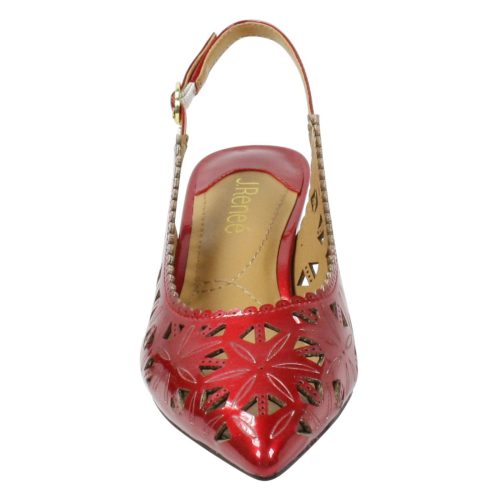 ELODEN PARED Womens J Renee Eloden Pump Red Patent 2