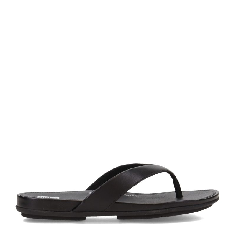 EO8 090 Womens Fit Flop Gracie Flip Flop Black 1