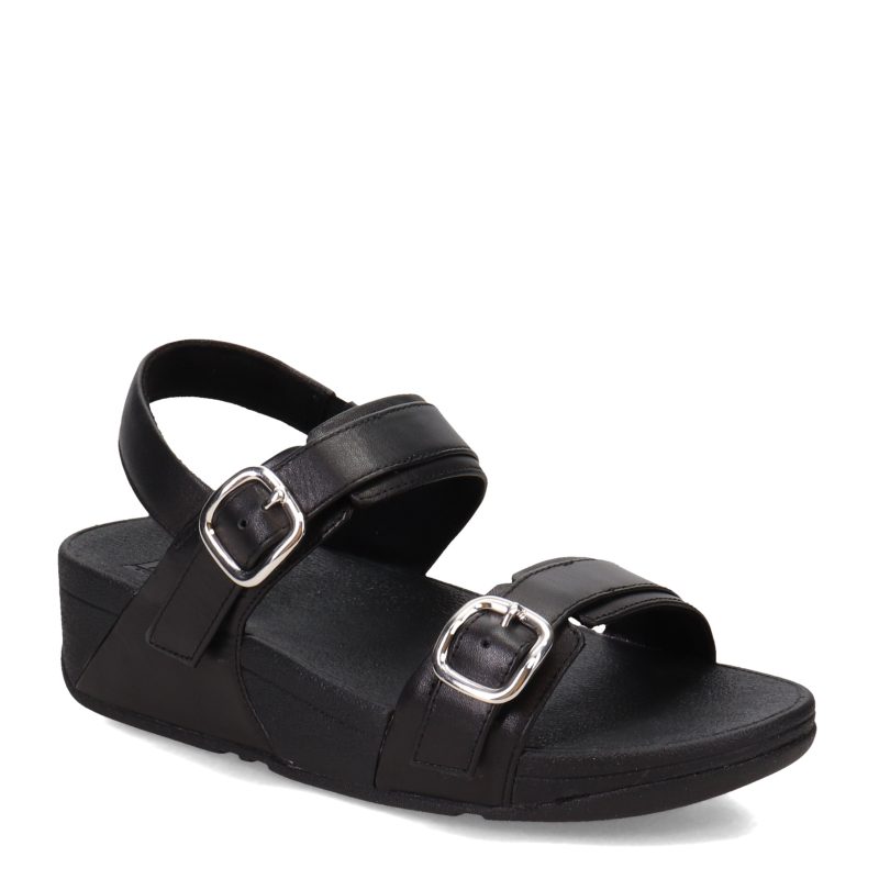 ES6 090 Womens Fit Flop Lulu Adjustable Sandal Black