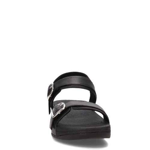 ES6 090 Womens Fit Flop Lulu Adjustable Sandal Black 2