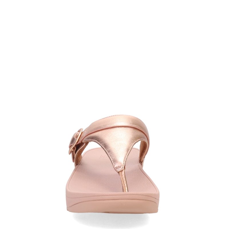 ES8 323 Womens Fitflop Halo Metallic Thong Rose Gold 2