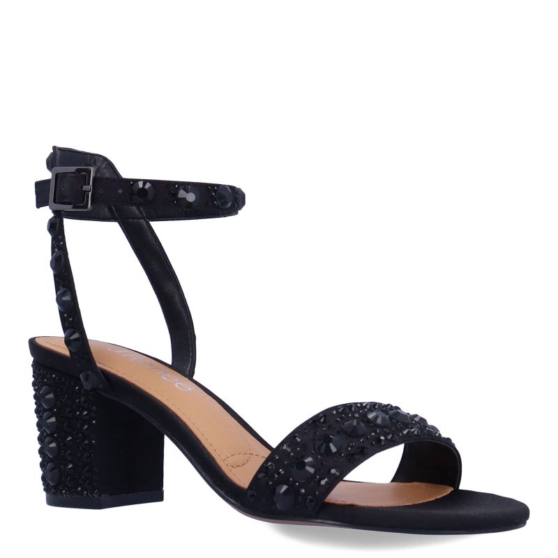 EVELIN SABLA Womens J Renee Evelina Sandal Black