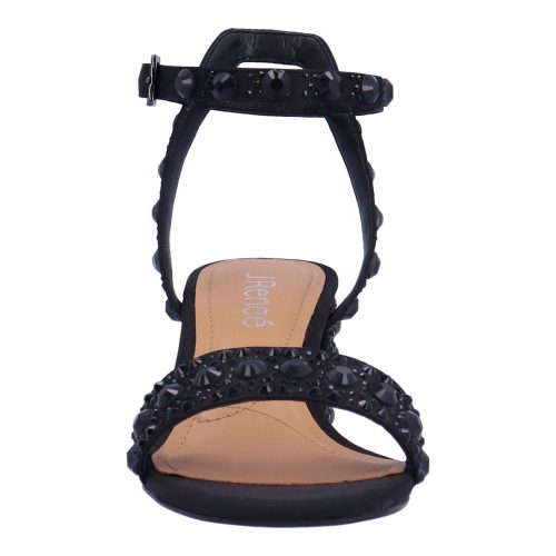 EVELIN SABLA Womens J Renee Evelina Sandal Black 2