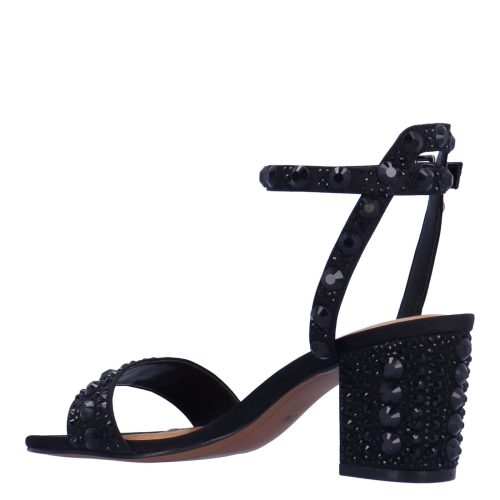 EVELIN SABLA Womens J Renee Evelina Sandal Black 4