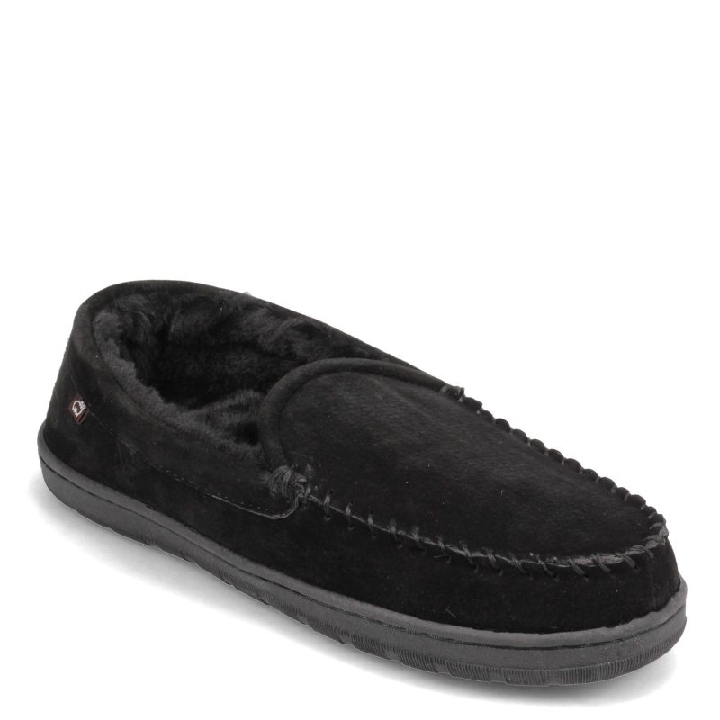 Em1994 Blk Mens Lamo Kenai Moc Slipper Black