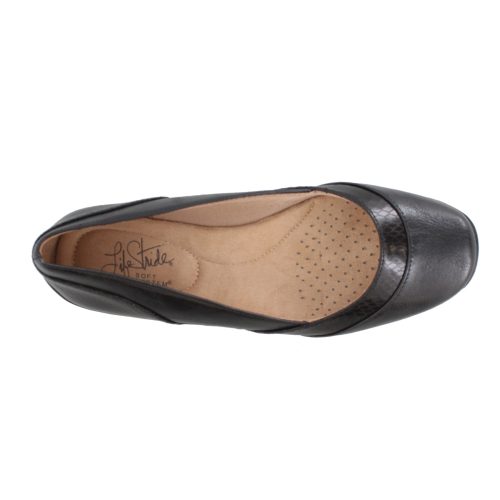 F8065 S1001 Womens Lifestride Deja Vu Flats Black 5