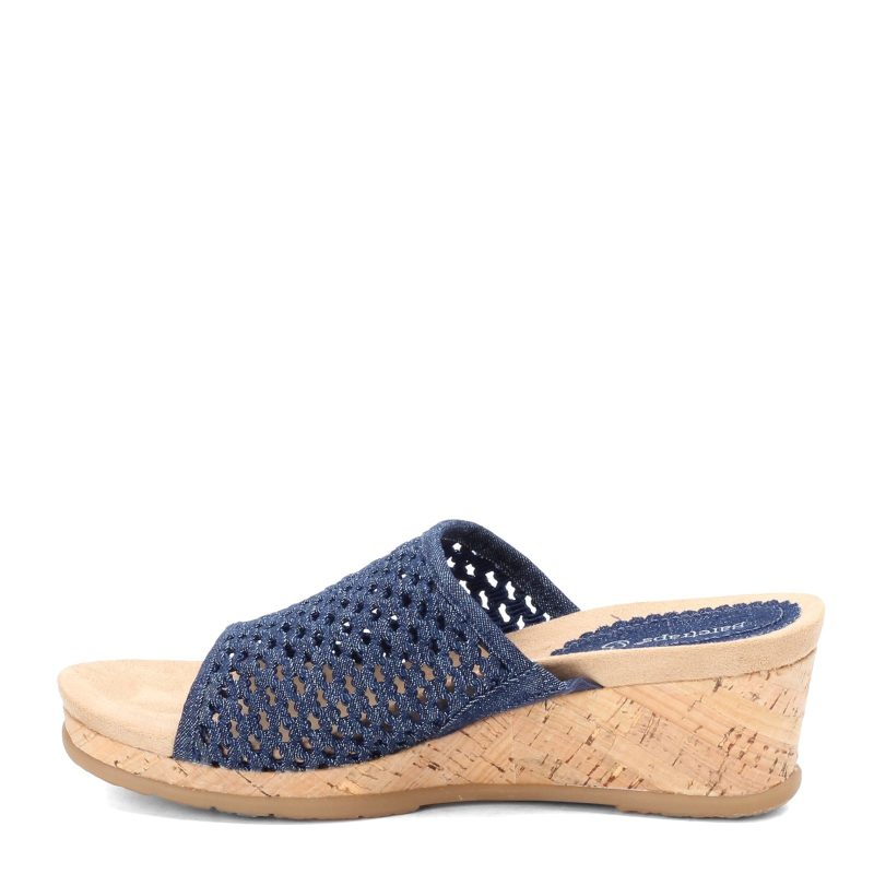 FLOSSEY DENIM Womens Bare Traps Flossey Slide Denim 3