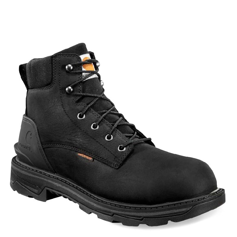 FT6001 M Mens Carhartt Ironwood Wp 6in Soft Toe Boot Black