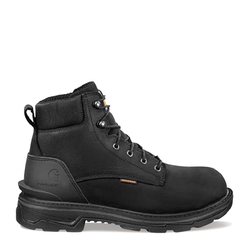 FT6001 M Mens Carhartt Ironwood Wp 6in Soft Toe Boot Black 1