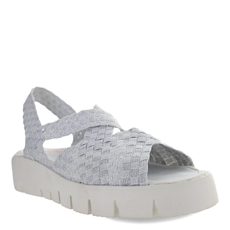 FXBRIGHTEN WHT Womens Bernie Mev Fx Brighten Sandal White Shimmer