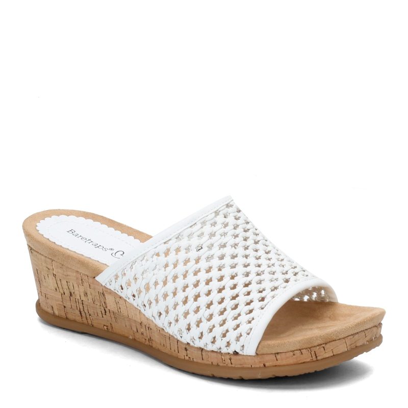 Flossey White Womens Baretraps Flossey Sandal White