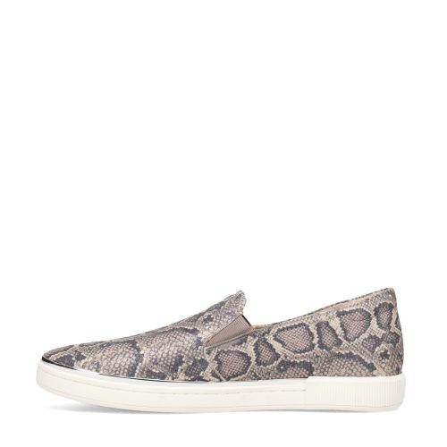 G8653 L1100 Womens Naturalizer Zola Slip On Pewter Snake 3