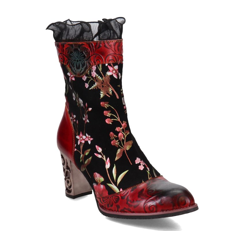 GAGA RDM Womens L Artiste By Spring Step Gaga Boot Red bc5fdf0a 6e1b 46eb 937f a2bf06ad8deb