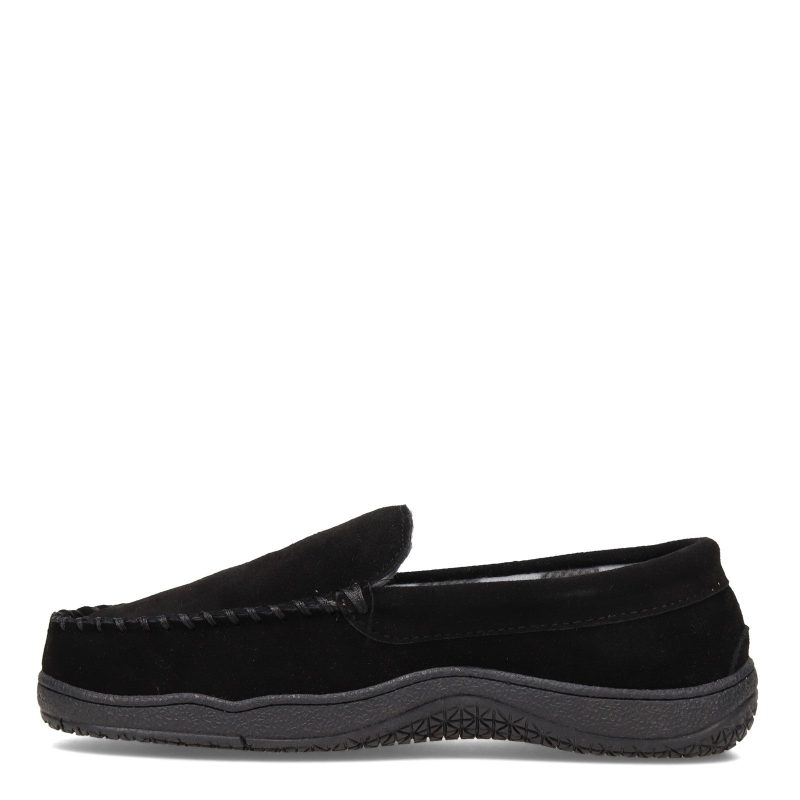 Gf2448 M 201 Mens Clarks Venetian Moc Slipper Black 3