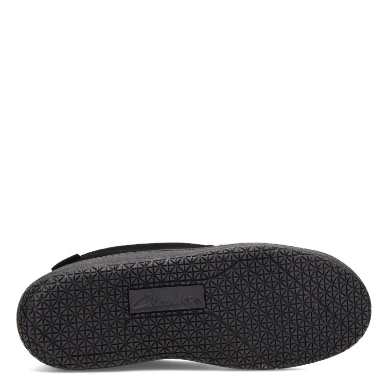 Gf2448 M 201 Mens Clarks Venetian Moc Slipper Black 6