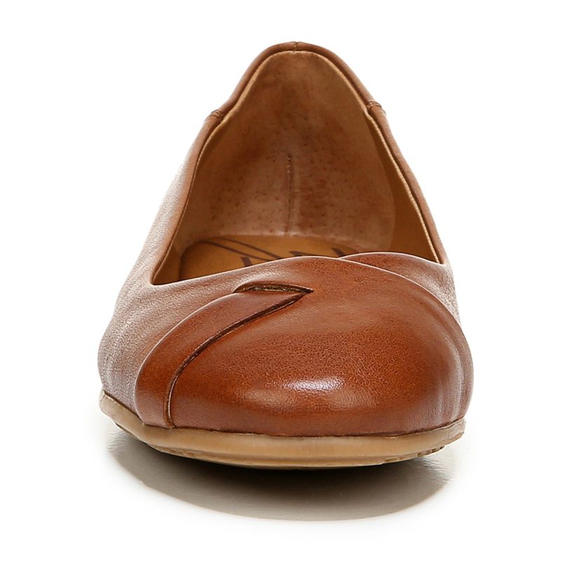 H1644L1200 Womens Zodiac Sadie Flat Cognac 2