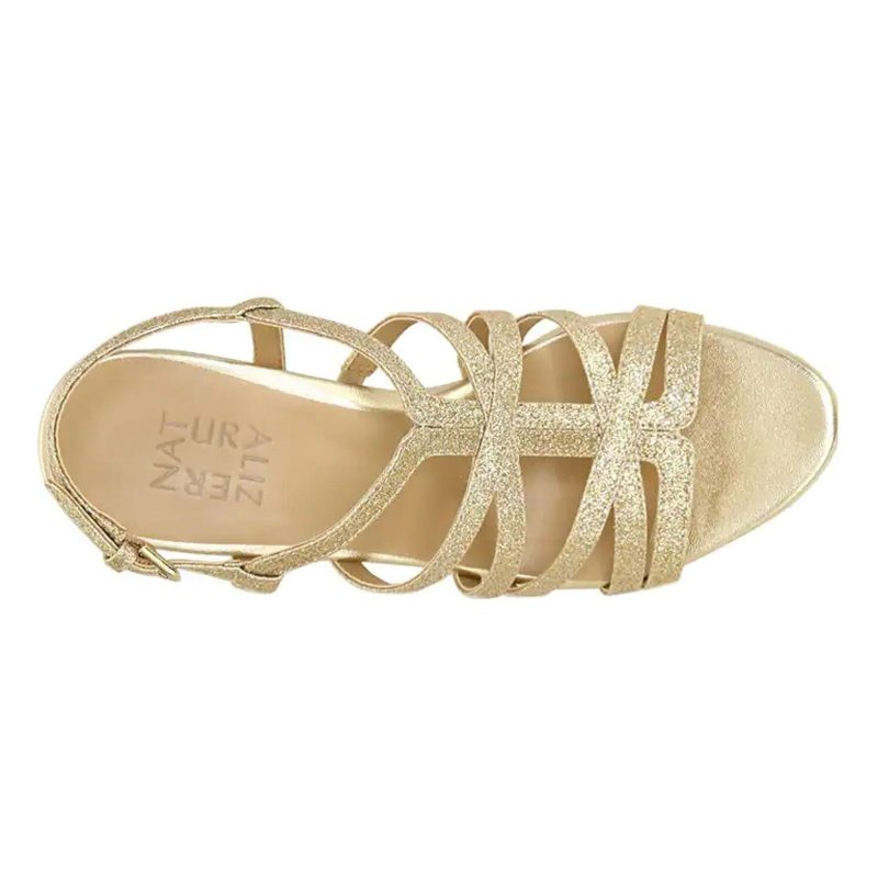 H1868S5702 Womens Naturalizer Baylor Dress Sandal Gold 6